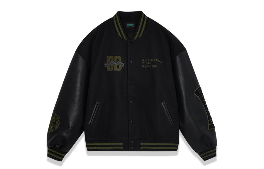BD.POWER UP+ BD.POWER UP+ Baseball Jacket Unisex Clothing