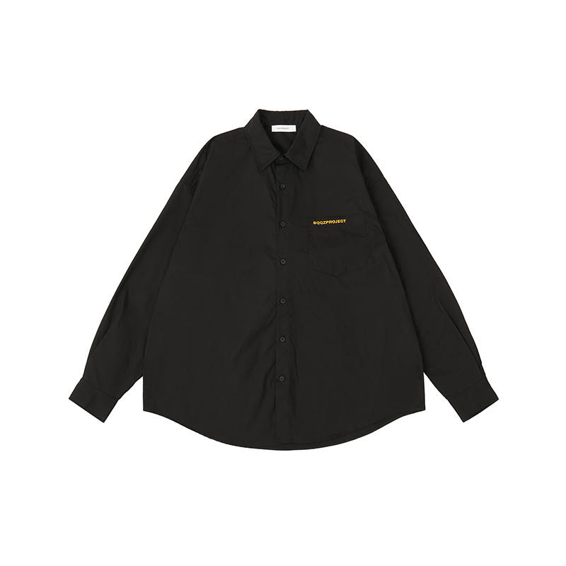 SQQZ Project Fun Versatile Loose Fit Shirt Fit Unisex