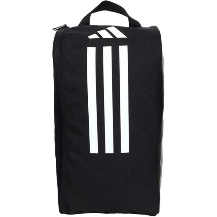Adidas Adidas Essential Recycled Polyester Plain Weave Fabric Training Shoes Bag Handbag Unisex Black