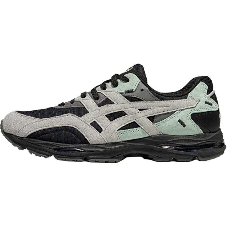 ASICS Gel MC Plus Textile, Split Cow Leather Slip Resistant Abrasion Resistant Low top Casual Shoes Unisex Black Gray
