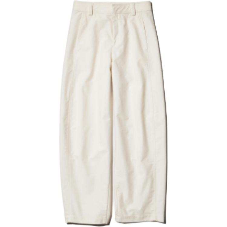 UNIQLO Casual Pants Women's Ecru Moderate Straight Fit Pants