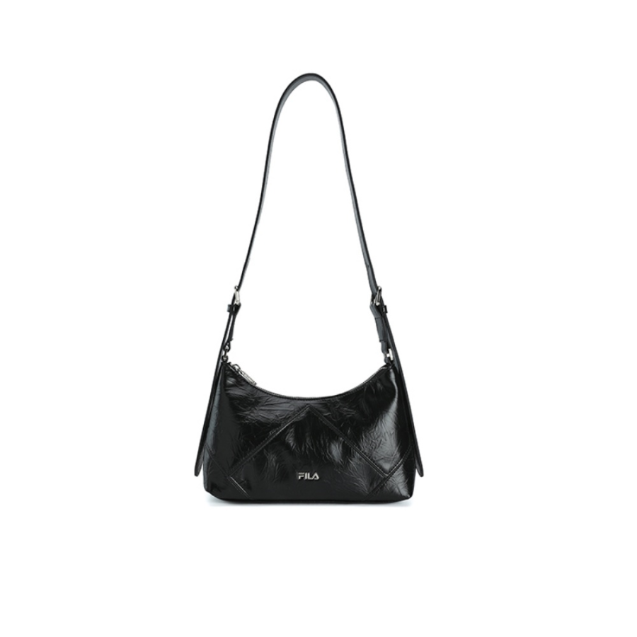 FILA Pu Shoulder Bag Women's Jet Black