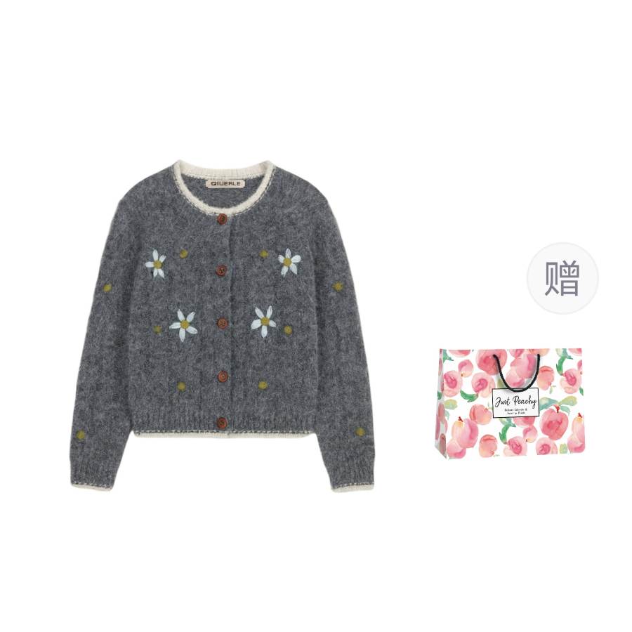 Qiuerle Knitwear Women's Crew Neck Moderate