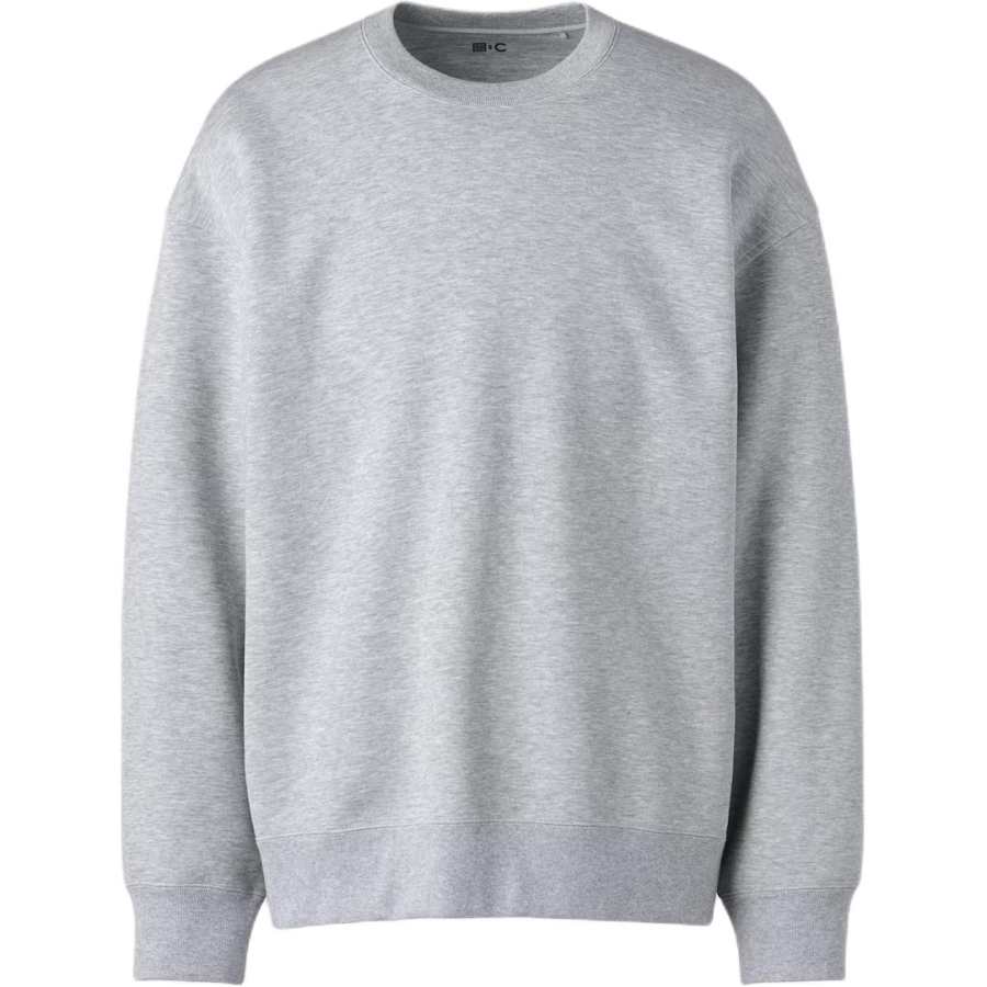 UNIQLO Sweatshirts Unisex Gray Crew Neck Moderate