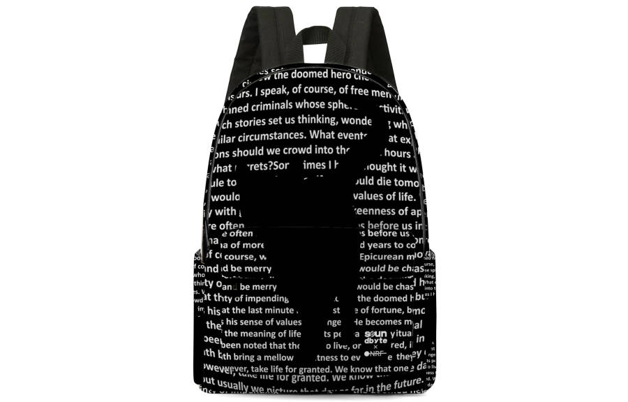 ONRF ONRF Polyester Backpack Unisex Black