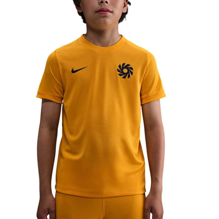 Nike Nike Dri Fit T Shirt Yellow Kids'