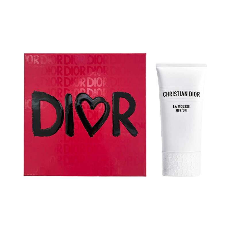 DIOR Water Lily Cleanser Facial Cleanser, Pink Black Modern Box Limited Edition, Clear Soothing Cleaning Makeup Removal
