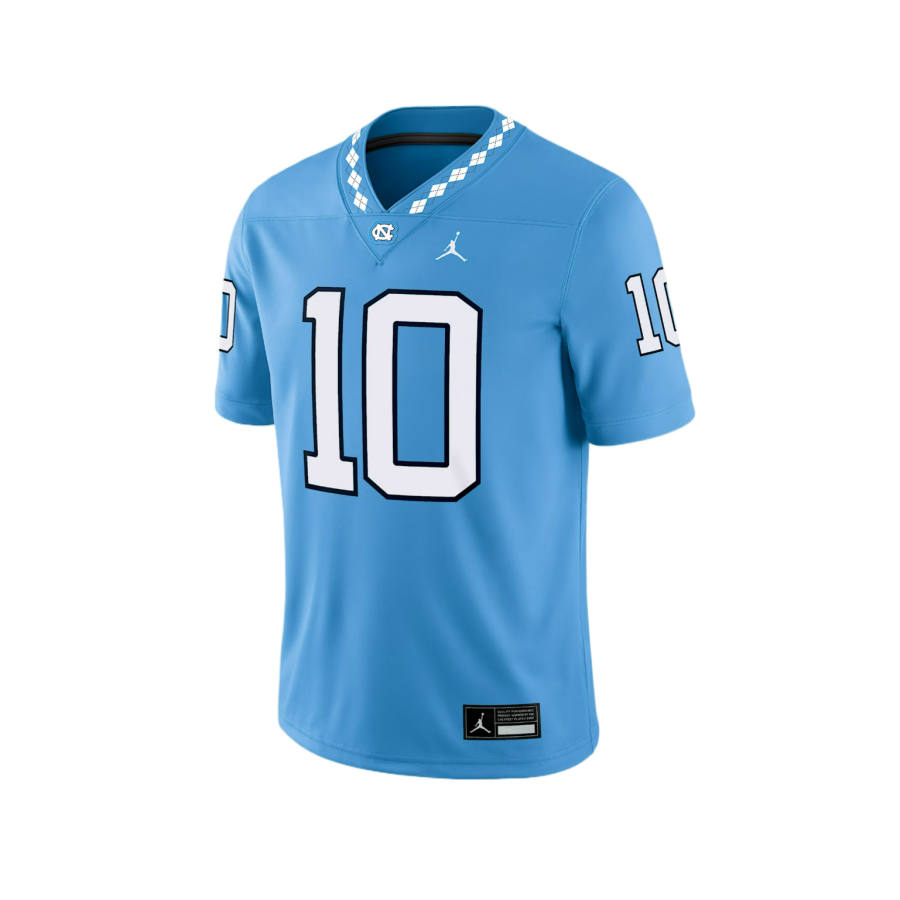 Jordan Jordan Drake Maye North Carolina Men’s Jordan Brand Dri-FIT College Game Jersey