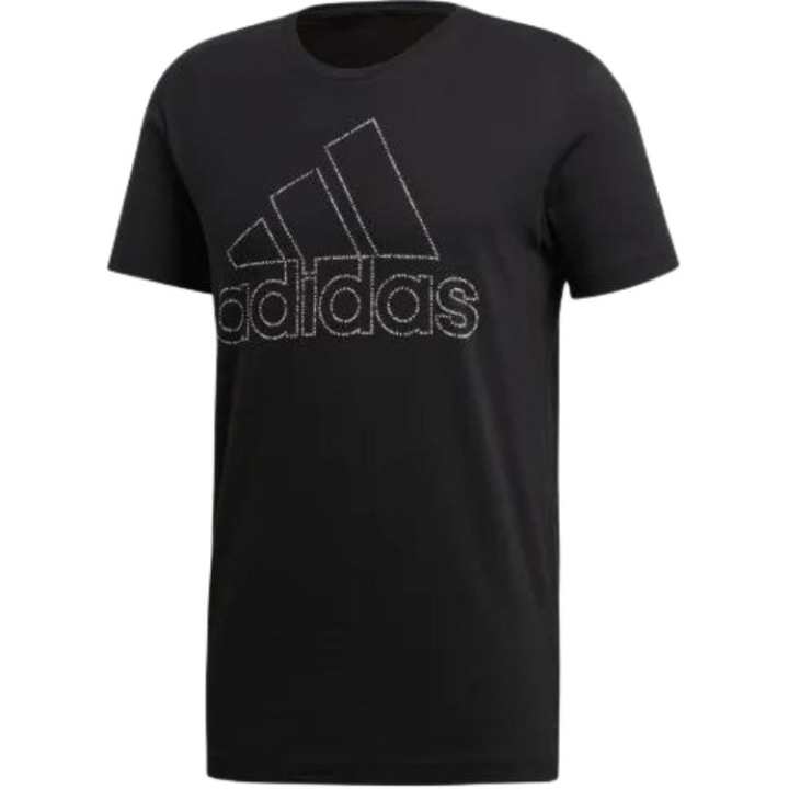 Adidas Adidas T Shirts Men's Black Crew Neck Moderate