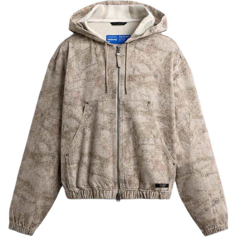 ZARA Jackets Men's Print Hooded Moderate Other