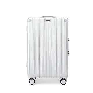 PAUL FRANK ABS+PC Leather Trunk Travel Suitcase Luggage Unisex White/Black/Green