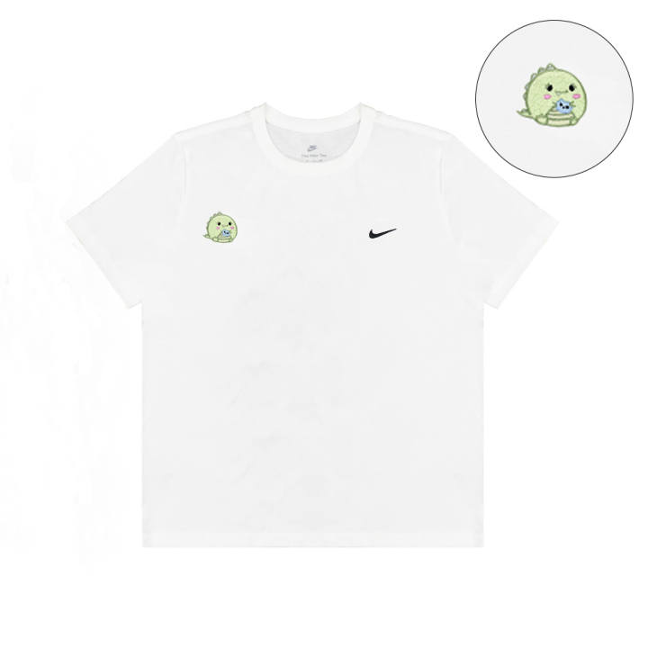 Nike Nike Dri Fit T Shirts Unisex White Crew Neck Moderate