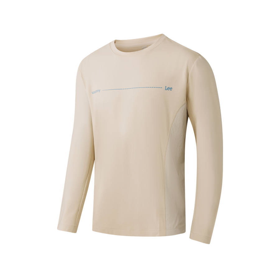 Saucony T Shirts Men's Moon Silver White Crew Neck Moderate