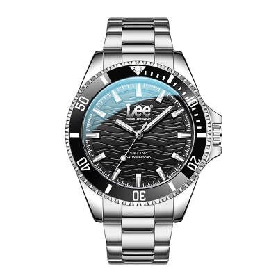 Lee Wrist Watches Quartz Movement Black Dial Unisex Gift Box Set