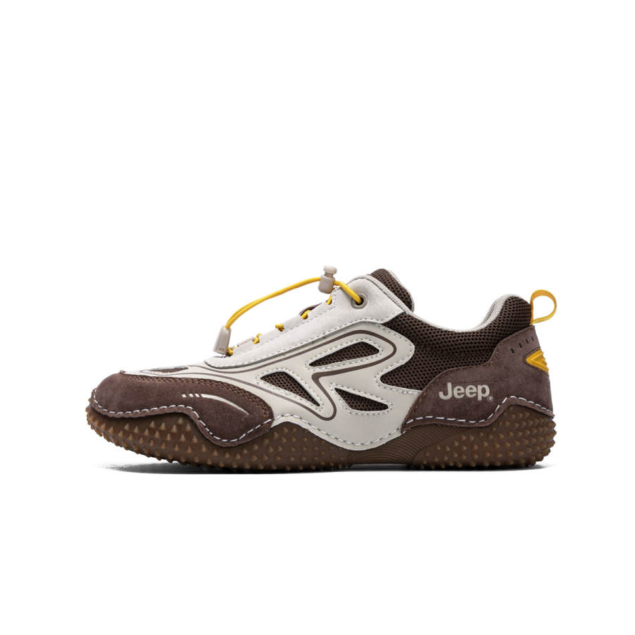 Jeep Outdoor Casual Synthetic Leather Fashion Slip Resistant Abrasion Resistant Low top German Army Trainers Women's
