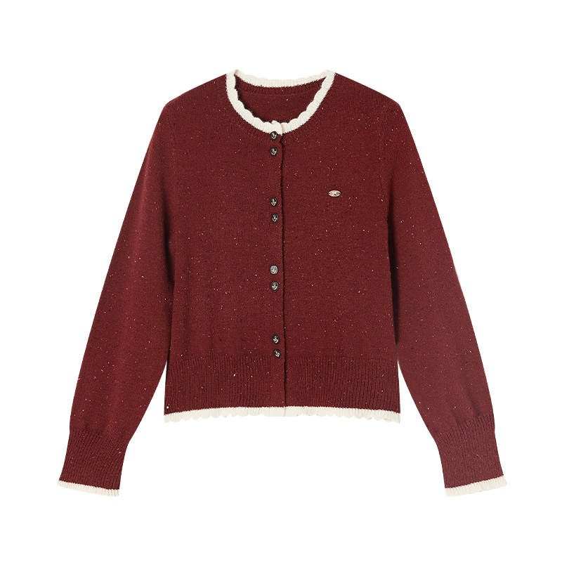 XIANGYING Knitwear Women's Crew Neck Moderate