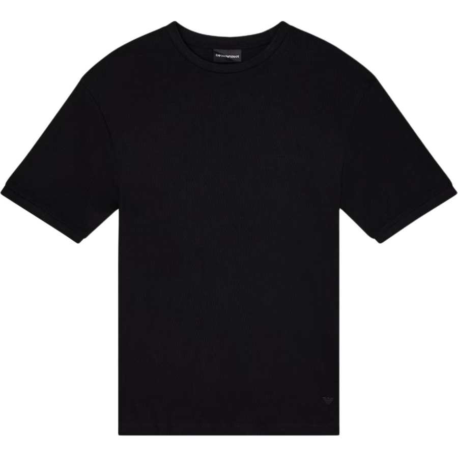 Emporio Armani Asv jersey T-shirt with vertical jacquard motif