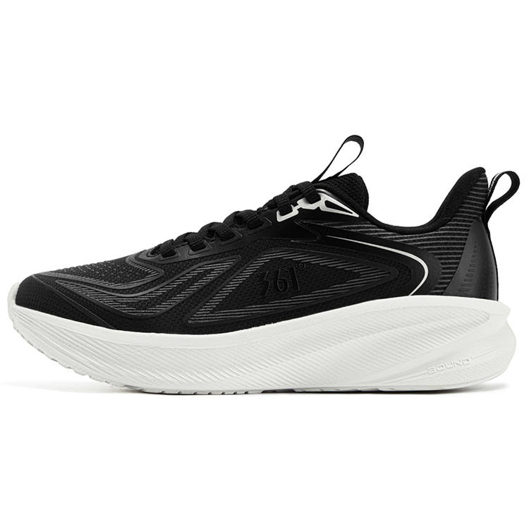 361° Comfortable Rain Screen Cushioning Abrasion Resistant Low top Casual Running Shoes Women's Black White