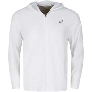 ASICS Jackets Men's White Hooded Moderate Other
