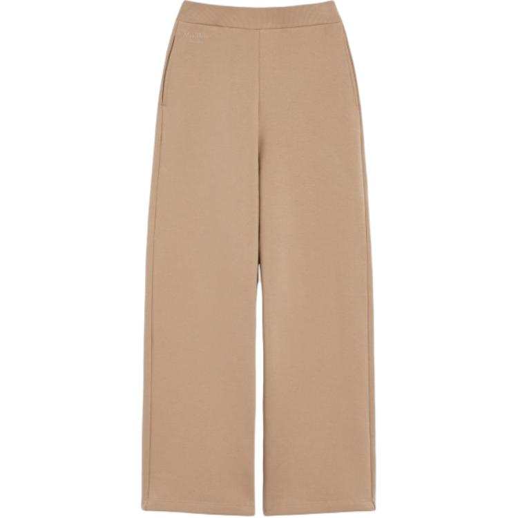 MaxMara MaxMara embroidered-pocket wide-leg trousers