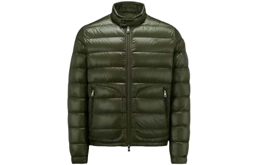 Moncler Moncler Acorus Rib Bone Down Jacket Men's Olive Green