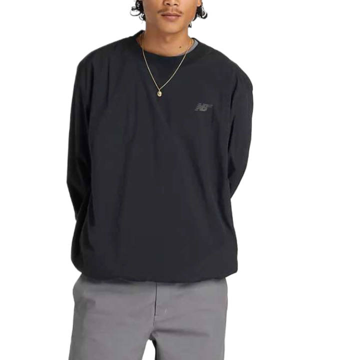 New Balance New Balance Sweatshirts Men's Black Crew Neck Moderate Regular