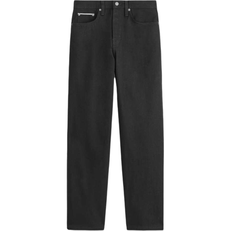 COS Jeans Men's Black Moderate Straight Fit Pants