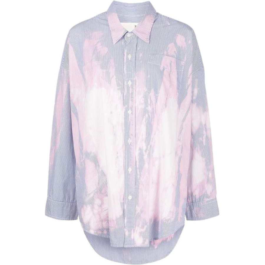R13 Shirts Women's Blue Lapel Moderate Other