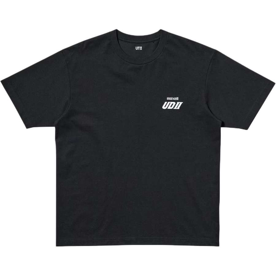 UNIQLO T Shirts Unisex Black Crew Neck