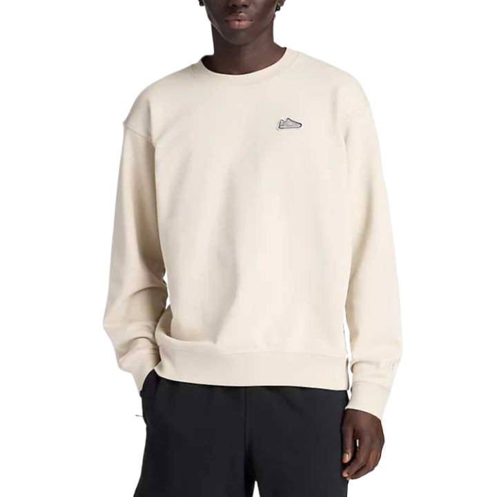 New Balance New Balance Sweatshirts Men's Beige Crew Neck Moderate Regular