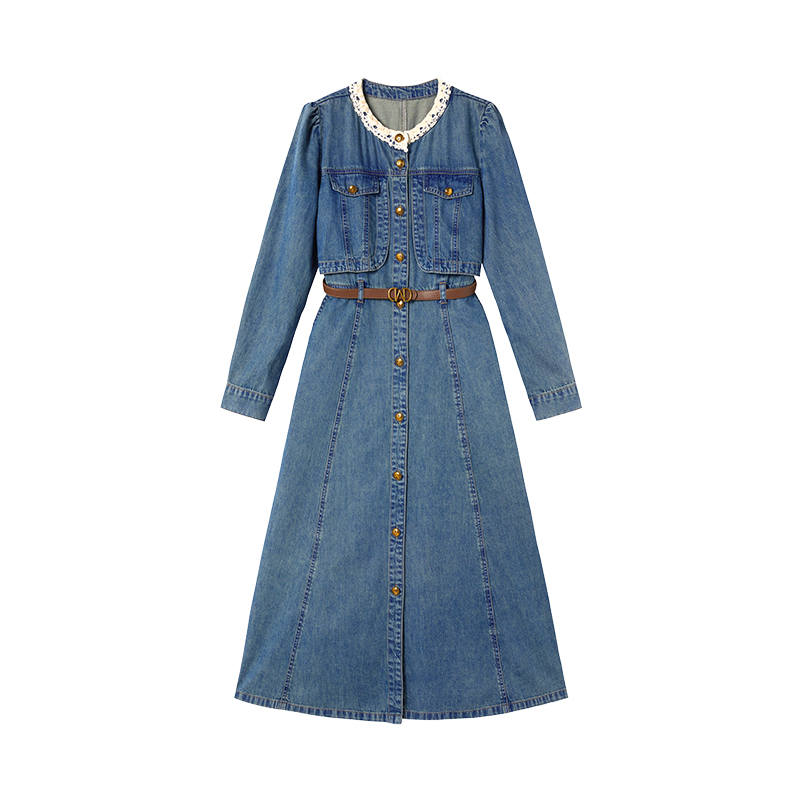 XIANGYING Long Sleeved Dress Women's