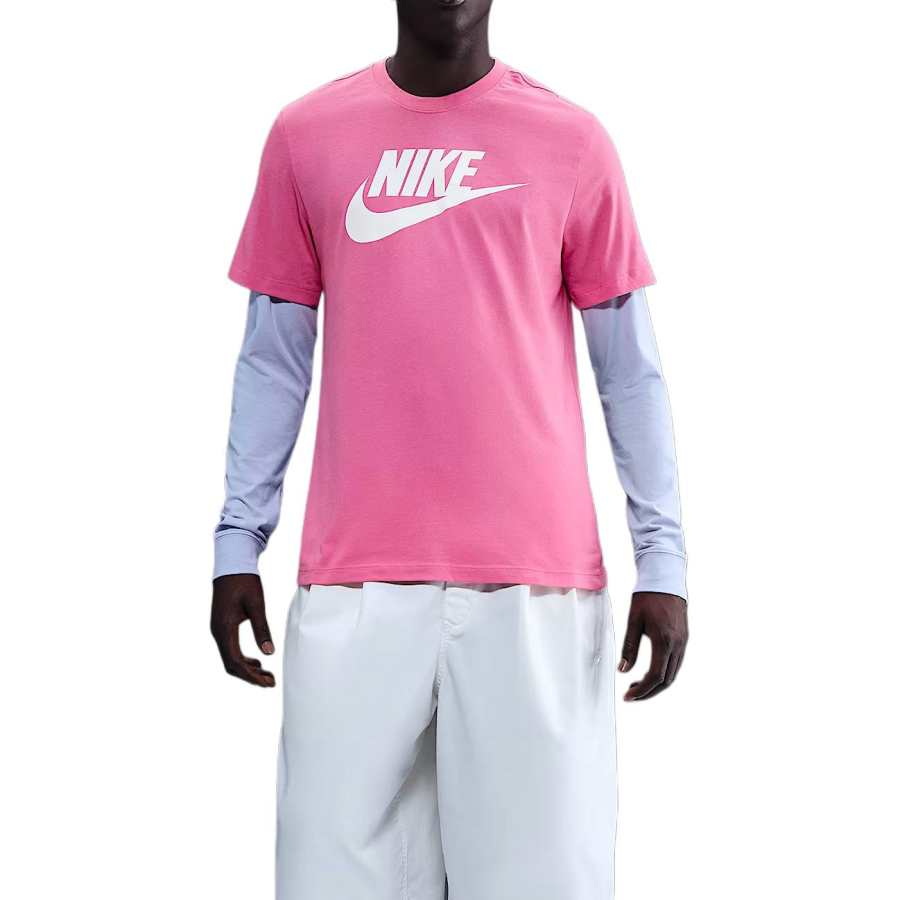 Nike Nike Clothing T Shirts Men's Pink Crew Neck