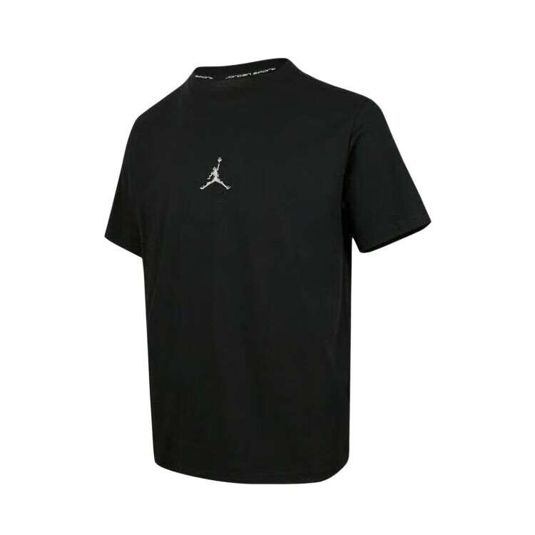 Jordan Jordan As M J T Shirts Men's Black Crew Neck Moderate