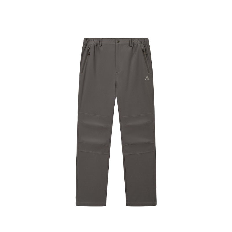 Anta Outdoor Collection Minimalist Style Comfortable Thermal Fleece Lined Sports Mid Rise Casual Pants Men's