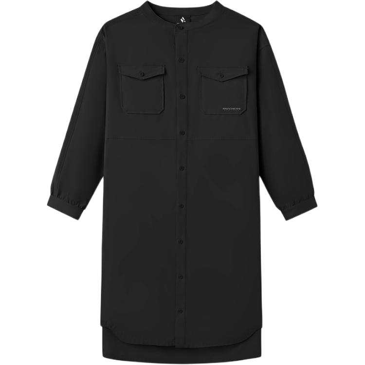 Skechers Long Sleeved Dress Women's Midnight Black/03B6