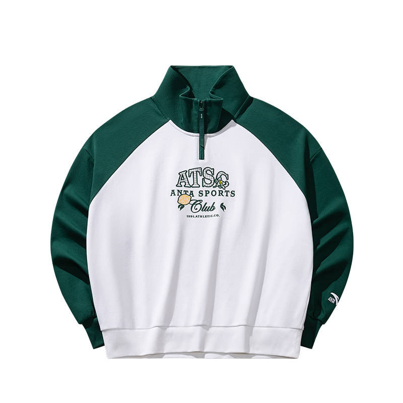 Anta Sweatshirt Women's Scattered Forest Green