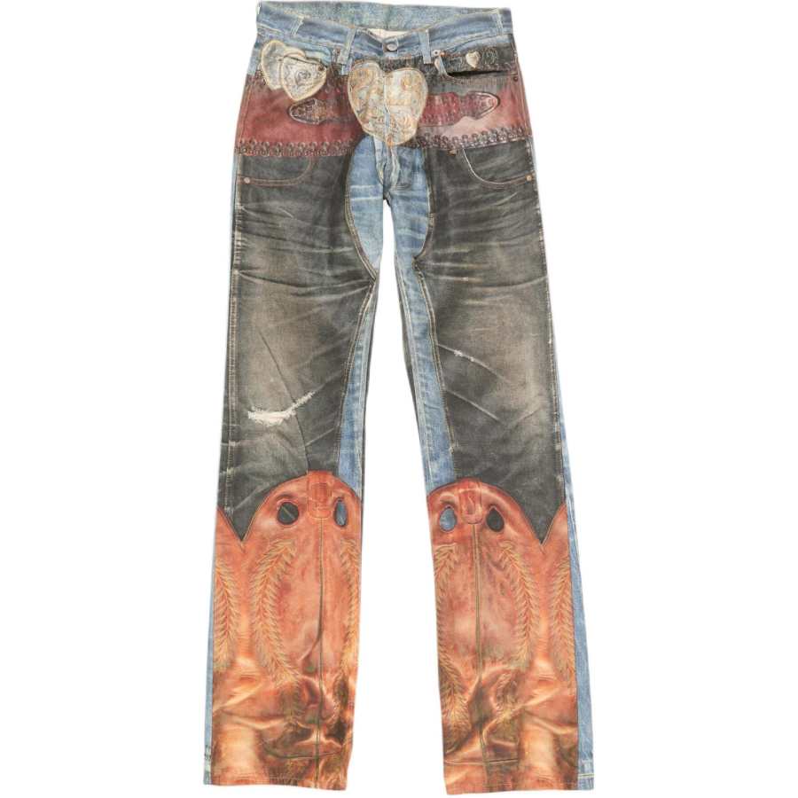 Acne Studios Acne Studios Trompe Loeil Straight Leg Jeans