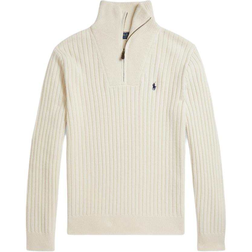 Polo Ralph Lauren ribbed high-neck half-zip sweater