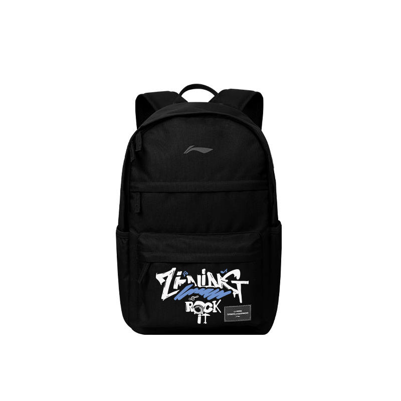 Li-Ning Li Ning Polyester Backpack Unisex Black