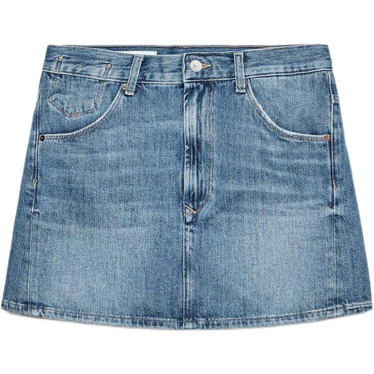 ZARA Trf Denim Short Skirts Women's
