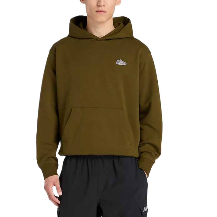 New Balance New Balance Sweatshirts Men's Brown Hooded Moderate Regular