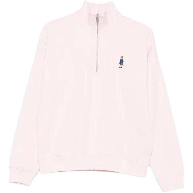 Maison Kitsune Maison Kitsuné Dressed Fox Half Zip Sweatshirt