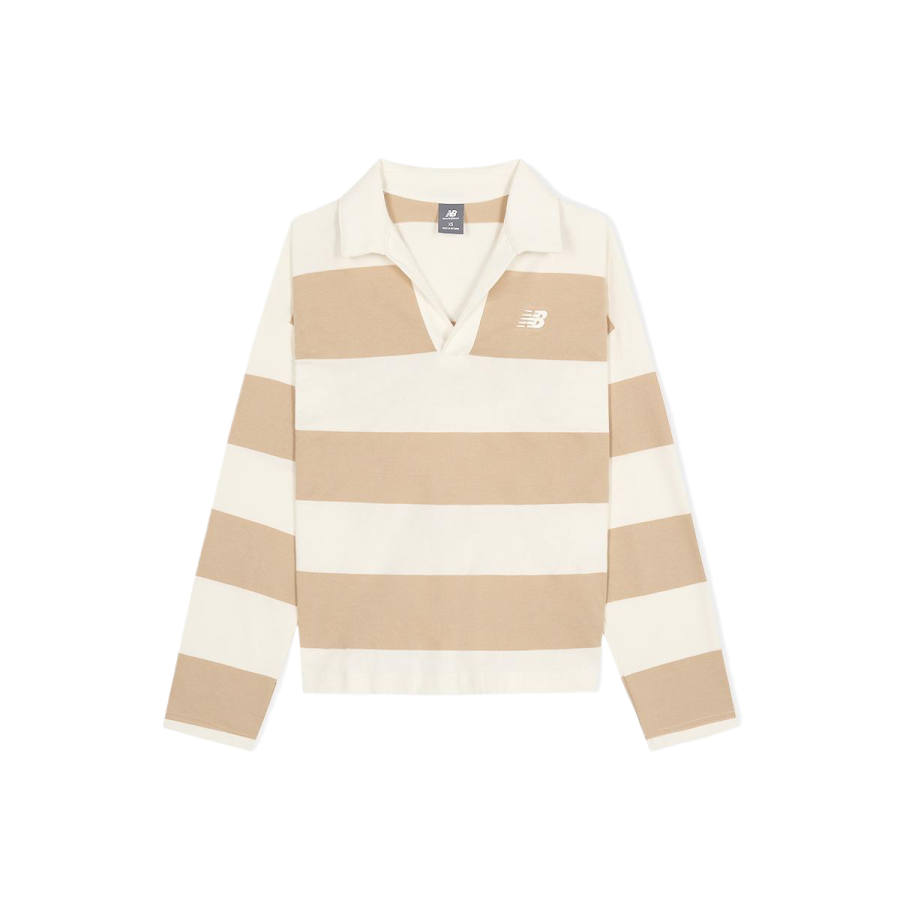 New Balance New Balance T Shirts Women's Beige Lapel Moderate
