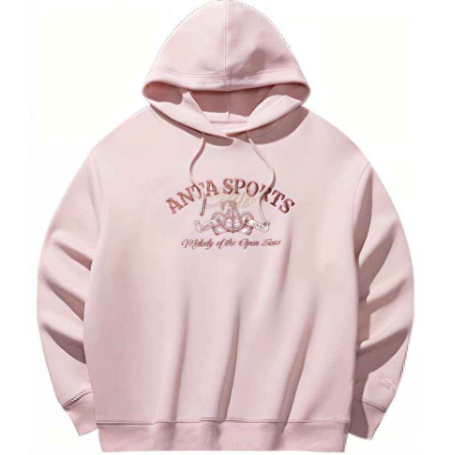 Anta Life Collection Sweatshirt Women's Litchi Powder