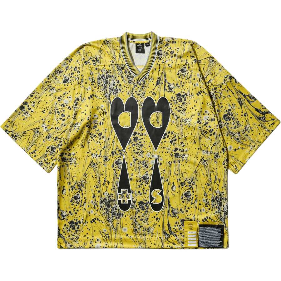 Vans Vans T Shirts Men's Yellow V Neck