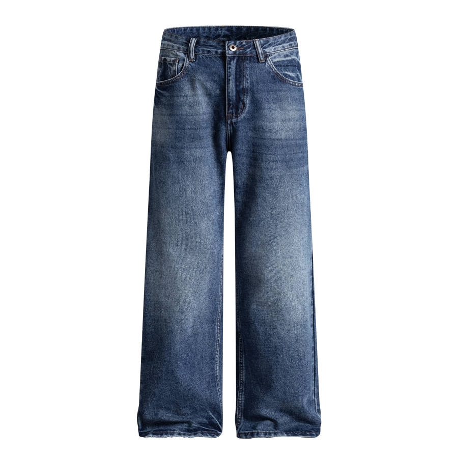 Jeep Jeep Jeans Unisex Denim Blue Thin Scimitar Pants