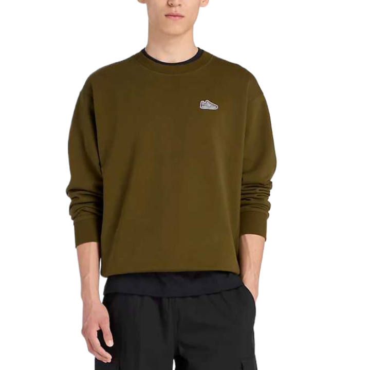 New Balance New Balance Sweatshirts Men's Brown Crew Neck Moderate Regular