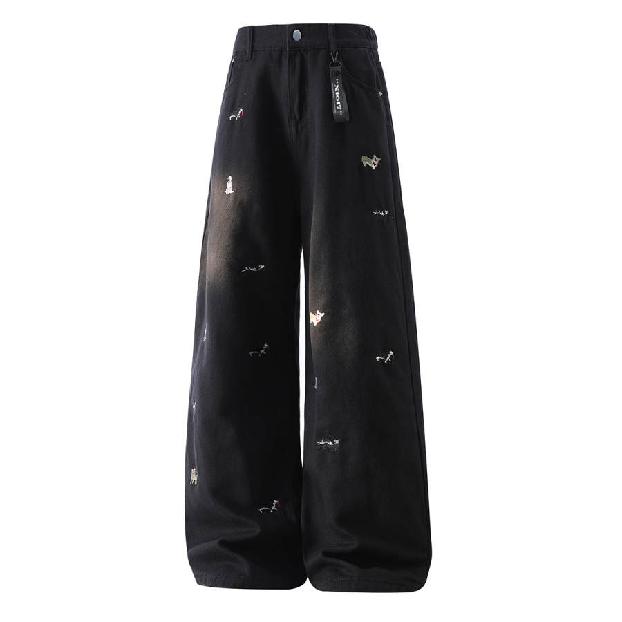 X1617 Jeans Unisex Moderate Straight Fit Pants