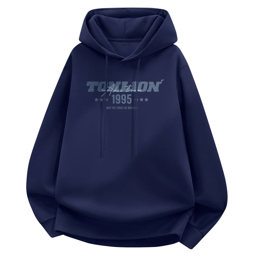 Tonlion Sweatshirts Unisex Hooded Moderate Regular