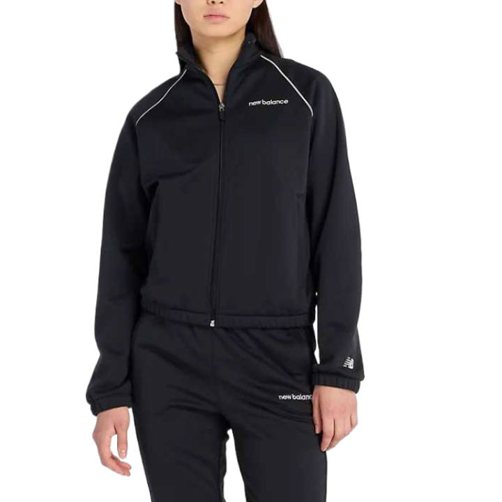New Balance New Balance Jackets Women's Black Crew Neck Moderate Soft Shell